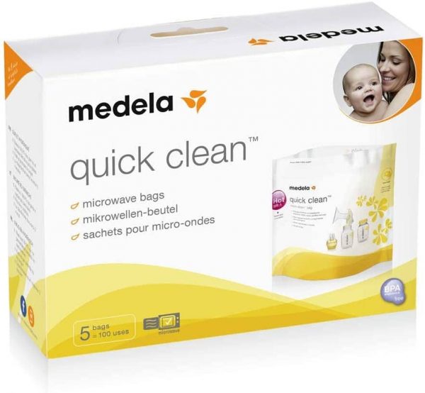 Pungi pentru sterilizare în cuptorul cu microunde Medela Quick Clean (5 un.) 1
