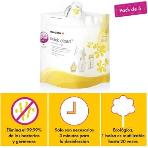 Пакеты для стерилизации в СВЧ Medela Quick Clean (5 шт.) — изображение 5